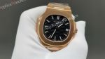 Patek Philippe Nautilus 324  Automatic Movement Gold Steel Strap Black 40*8.3mm Watch